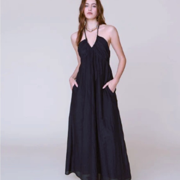 Xirena black Maggie halter maxi dress - Medium - Picture 1 of 6